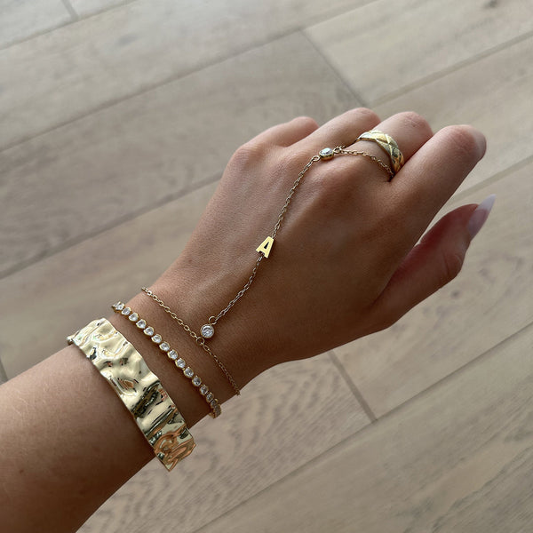 Custom/Personalized Letter Hand Chain