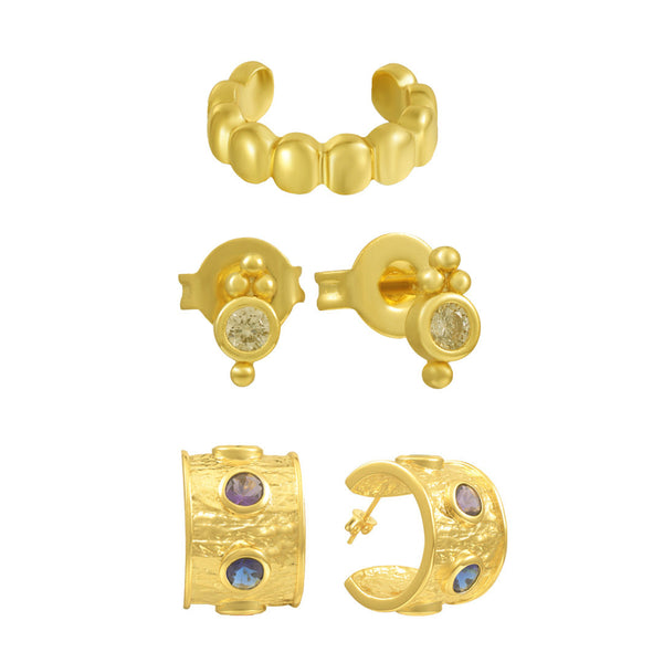 Color Theory Bundle: 3 Piece Earring and Cuff Bundle